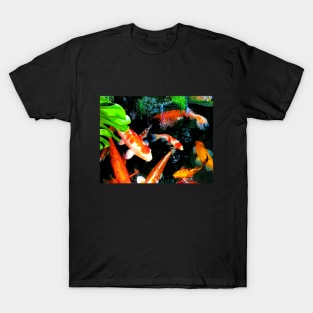 Koi Pond Lovers Japanese Gardens Beautiful Fish T-Shirt